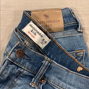 abercrombie kids straight jeans SIZE 15/16